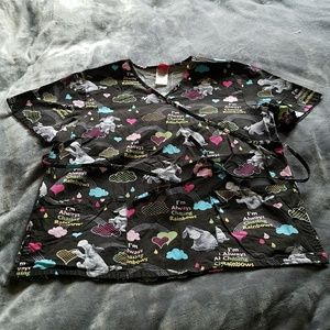 Disney Scrub Top